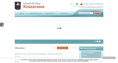 Desktop Screenshot of gminakoszarawa.com